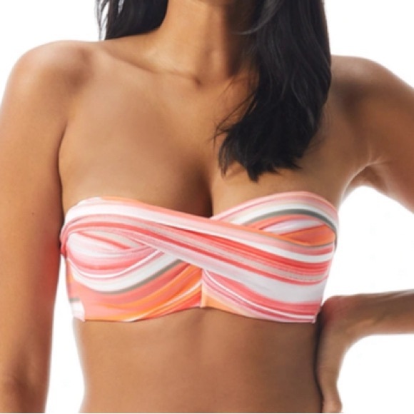 Coco Reef Paloma Stripe 5 Way Cup Size Bikini Top - Picture 5 of 7